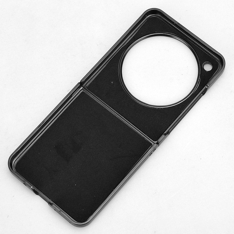 For ZTE nubia Flip 5G Case Drop-proof PU Leather Coated PC Phone Cover