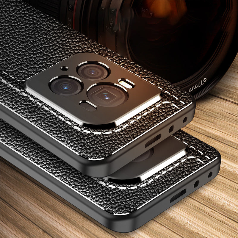 For Honor Magic6 Ultimate 5G Case Non-Slip Grip Litchi Texture TPU Phone Cover