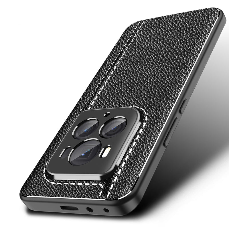 For Honor Magic6 Ultimate 5G Case Non-Slip Grip Litchi Texture TPU Phone Cover