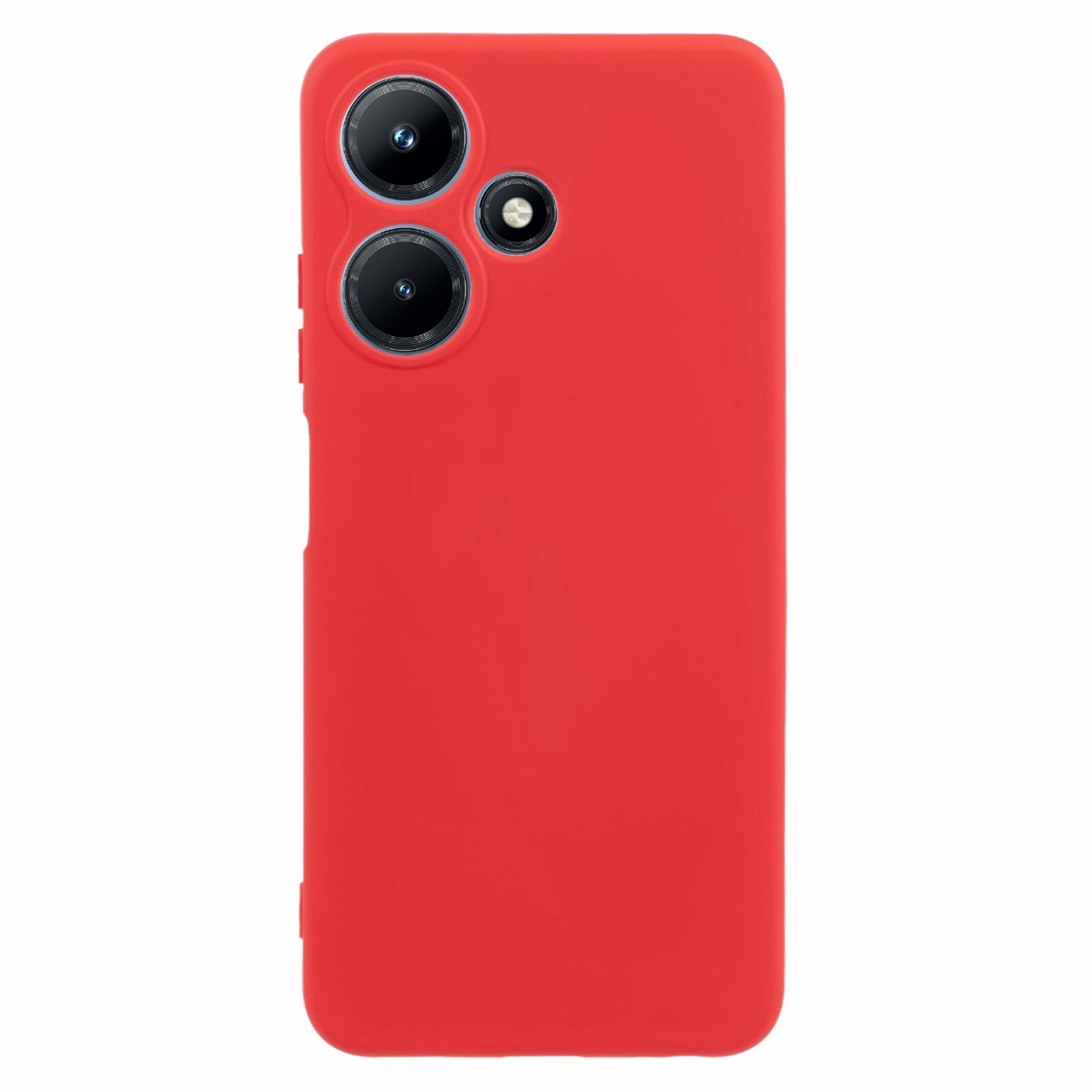 For Transsion Infinix Hot 30i Case Liquid Silicone 2.0mm Arc Edge TPU Phone Cover