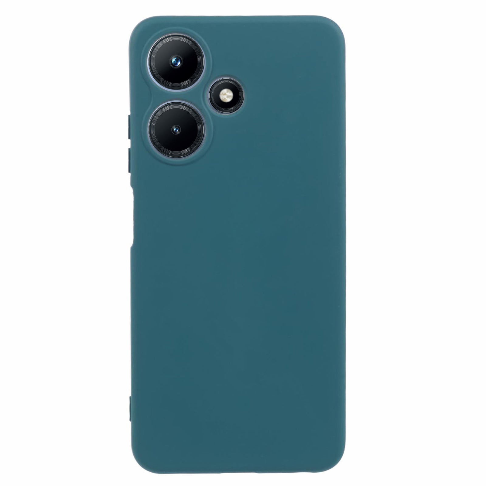 For Transsion Infinix Hot 30i Case Liquid Silicone 2.0mm Arc Edge TPU Phone Cover