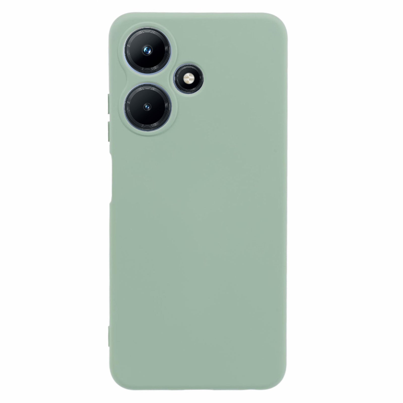 For Transsion Infinix Hot 30i Case Liquid Silicone 2.0mm Arc Edge TPU Phone Cover