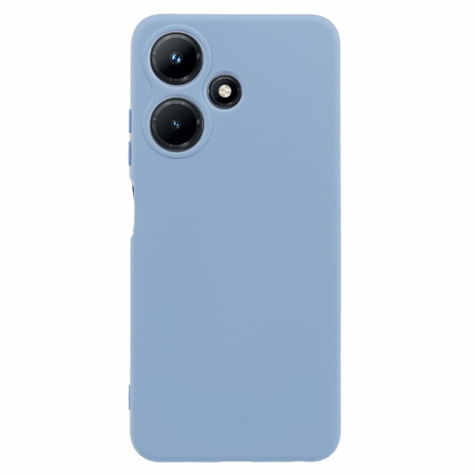 For Transsion Infinix Hot 30i Case Liquid Silicone 2.0mm Arc Edge TPU Phone Cover