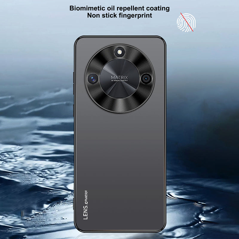 For Honor X50 5G Case Anti-drop Acrylic+Silicone+Metal Electroplating Phone Cover