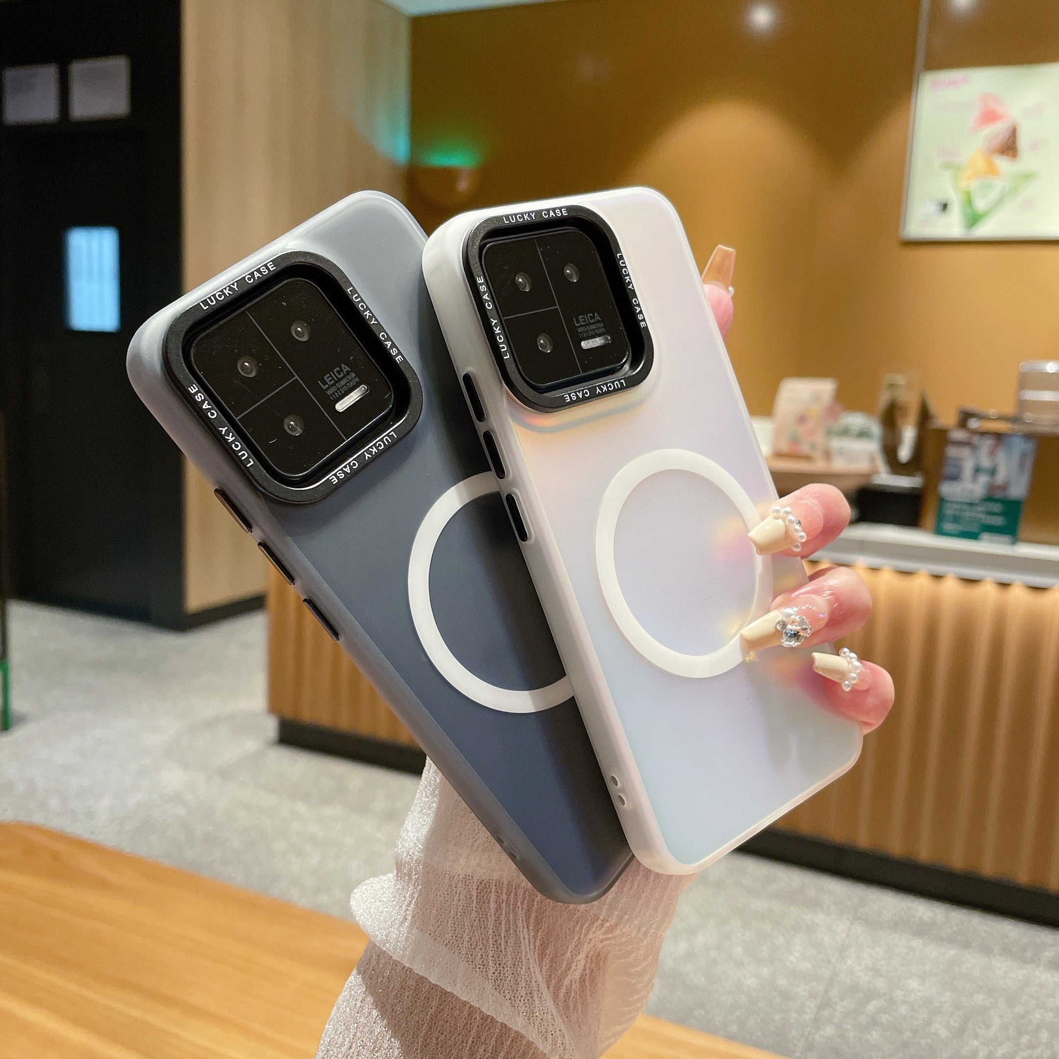 For Xiaomi 13 Pro 5G Magnetic Case Compatible with MagSafe PC+TPU Anti-drop Phone Cover