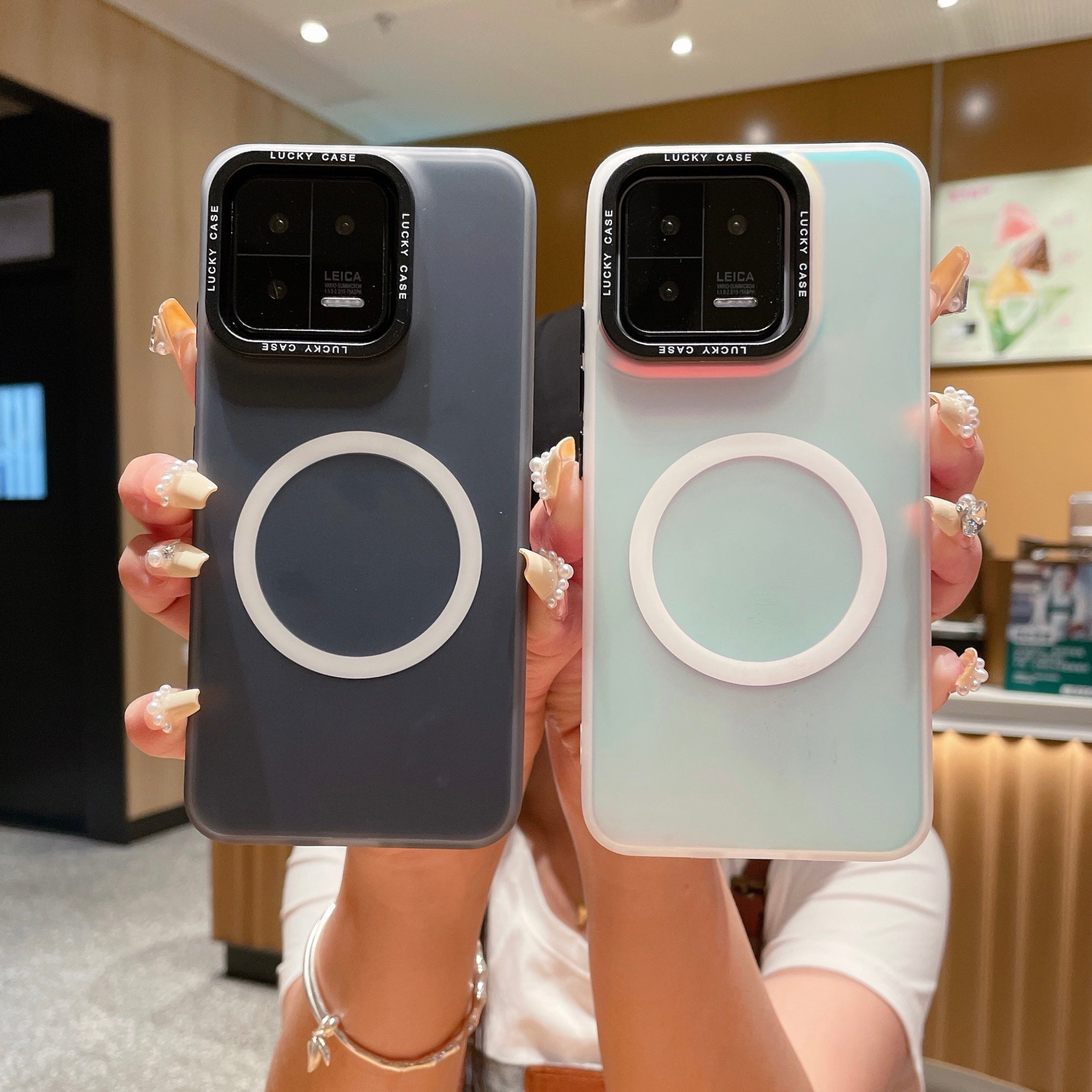 For Xiaomi 13 Pro 5G Magnetic Case Compatible with MagSafe PC+TPU Anti-drop Phone Cover