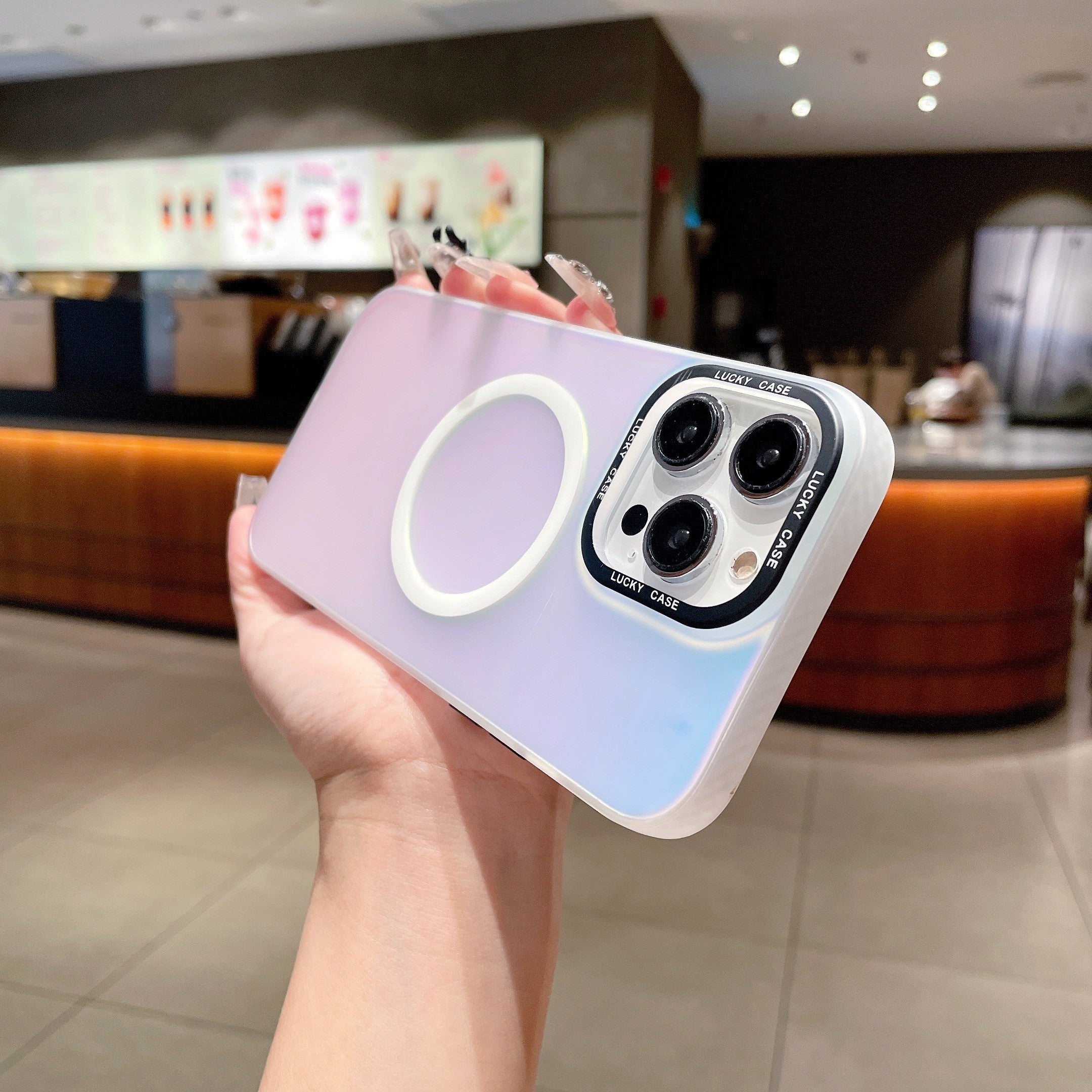 For iPhone 14 Pro Max Case PC+TPU Shockproof Phone Cover Compatible with MagSafe