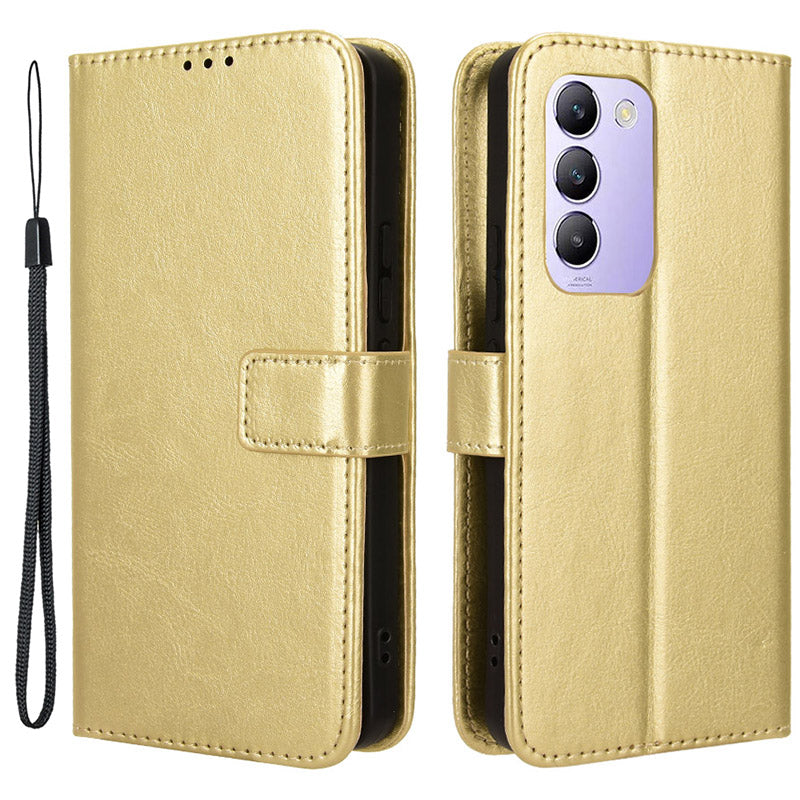 For vivo Y200e 5G / V40 SE 5G / Y100 5G (Indonesia) / V30 Lite 4G / T3 5G / Y100 4G / V30 SE 5G Case Leather Wallet Phone Cover