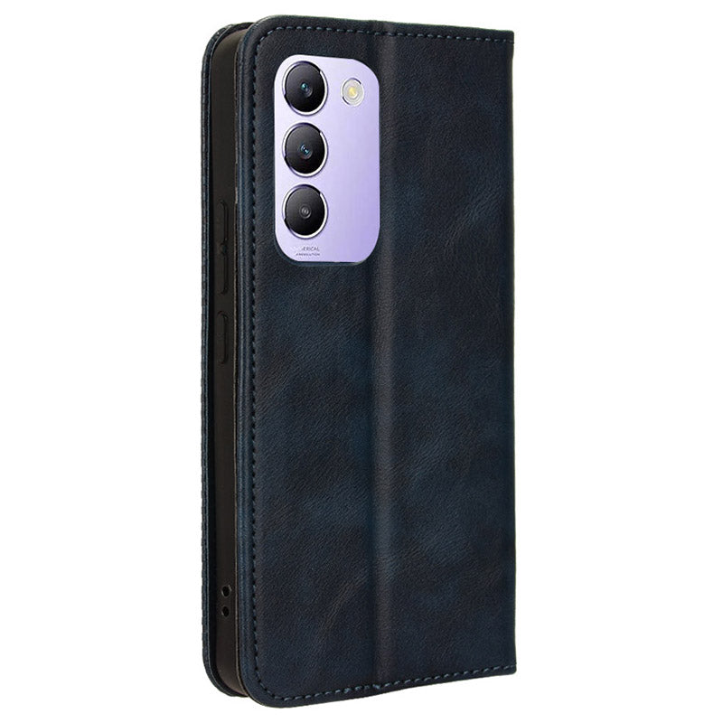 For vivo Y200e 5G / V40 SE 5G / Y100 5G (Indonesia) / V30 Lite 4G / T3 5G / Y100 4G / V30 SE 5G Phone Case Magnetic Leather Cover