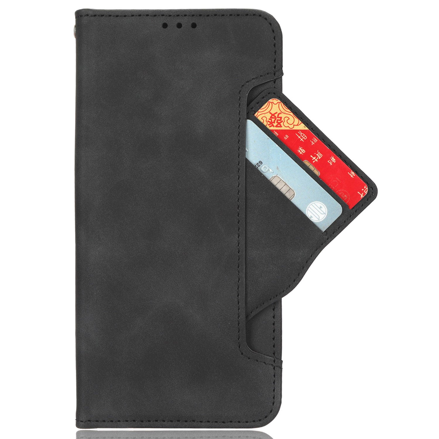For vivo Y200e 5G / V40 SE 5G / Y100 5G (Indonesia) / V30 Lite 4G / T3 5G / Y100 4G / V30 SE 5G Case Stand Multiple Card Slots Leather Shell