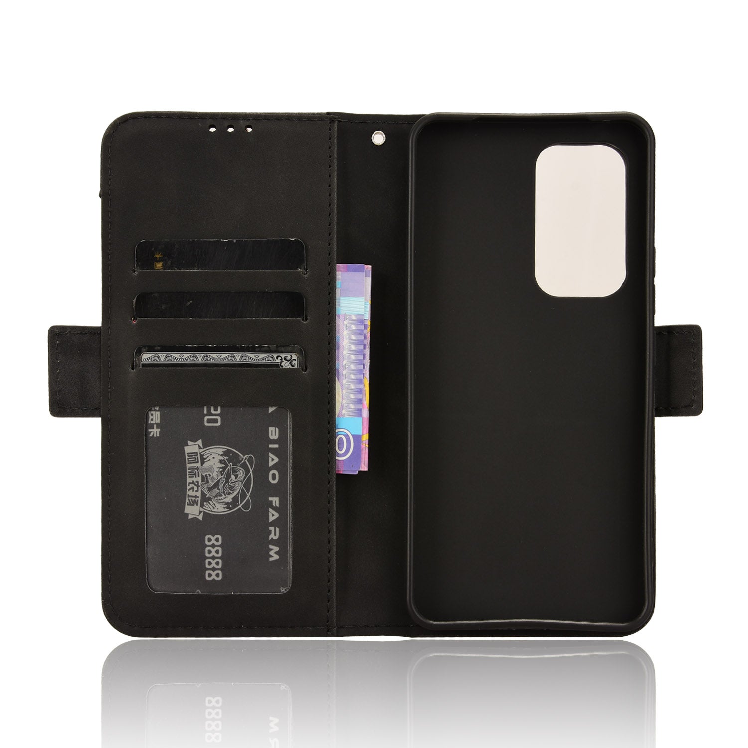 For vivo Y200e 5G / V40 SE 5G / Y100 5G (Indonesia) / V30 Lite 4G / T3 5G / Y100 4G / V30 SE 5G Case Stand Multiple Card Slots Leather Shell