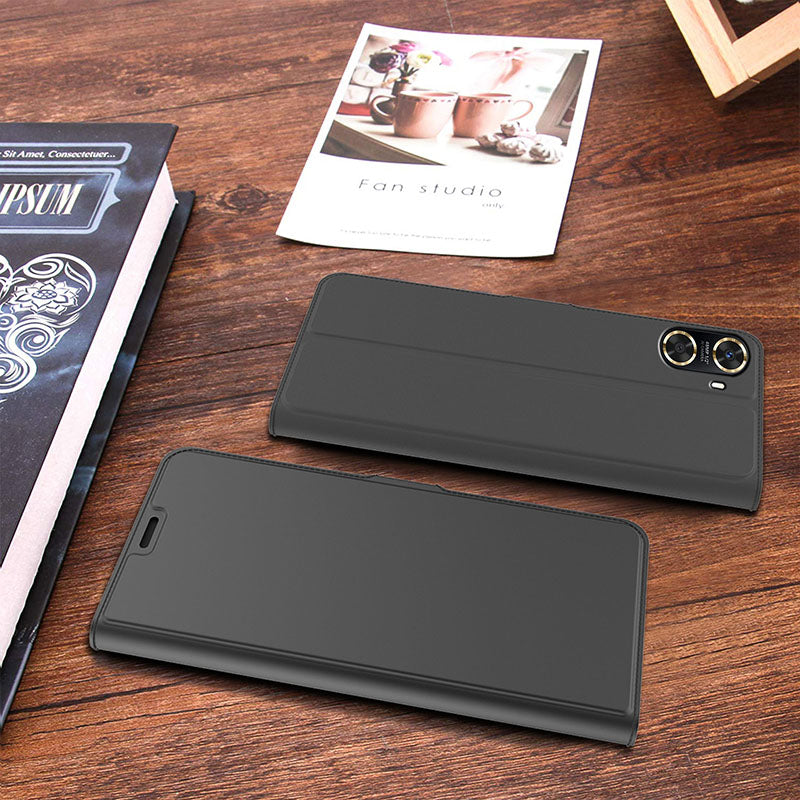 For Huawei Enjoy 60 Cell Phone Cases Card Holder Folding Stand PU Leather+TPU Cover