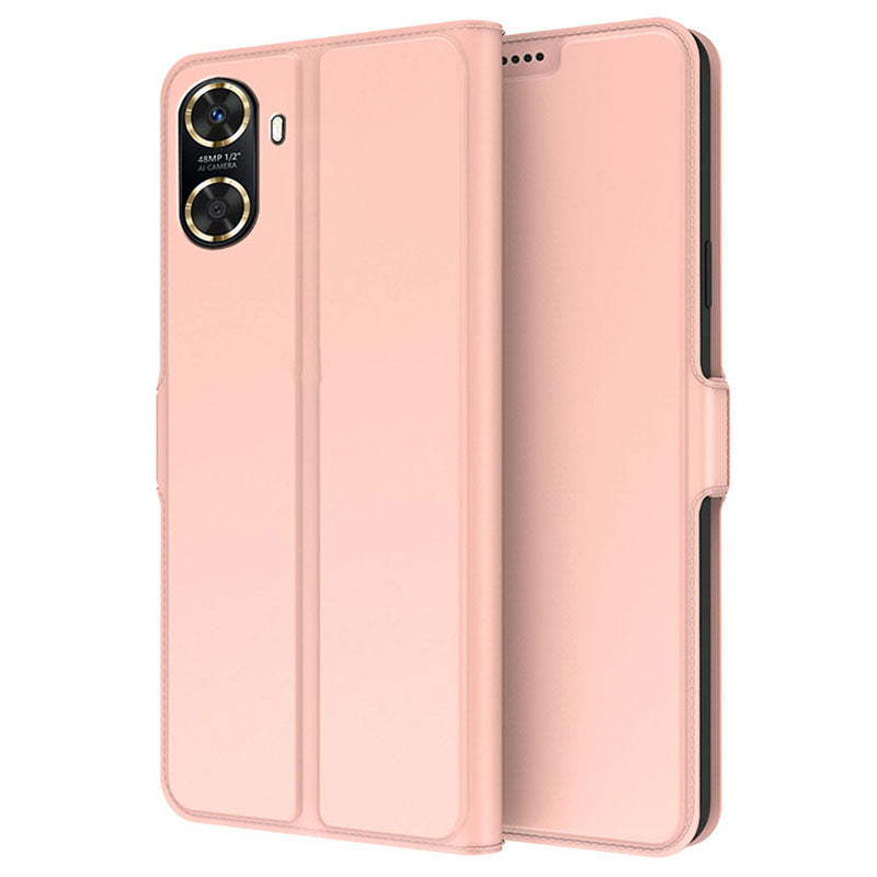 For Huawei Enjoy 60 Cell Phone Cases Card Holder Folding Stand PU Leather+TPU Cover