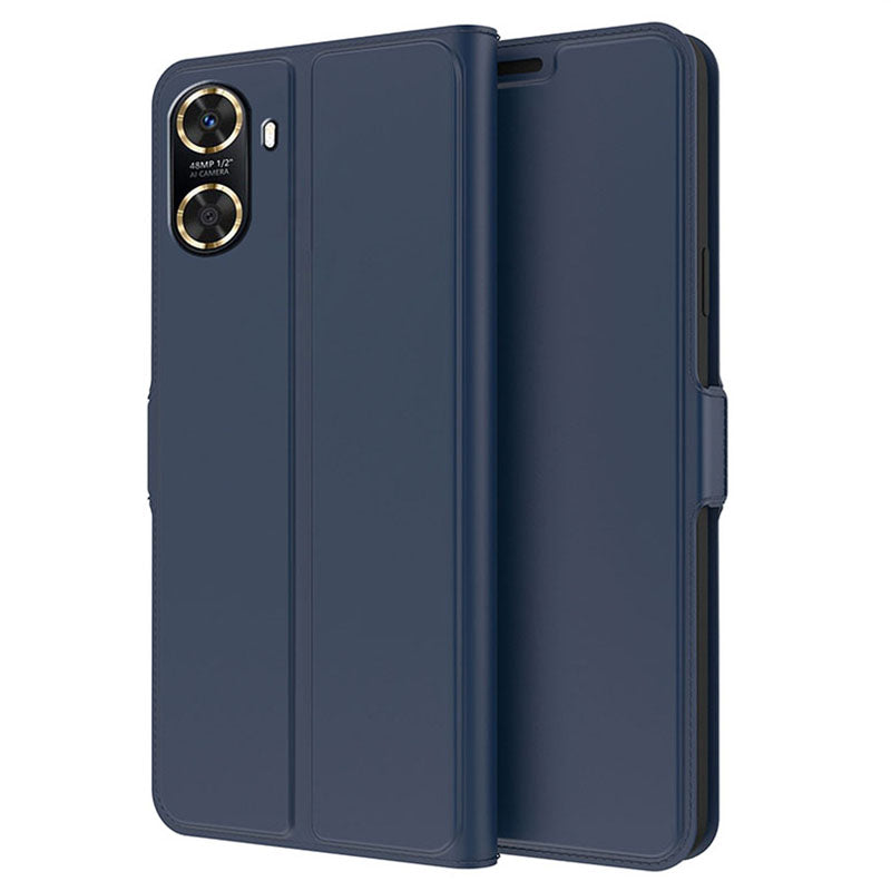 For Huawei Enjoy 70z Magnetic Case Card Holder Folding Stand PU Leather Phone Cover