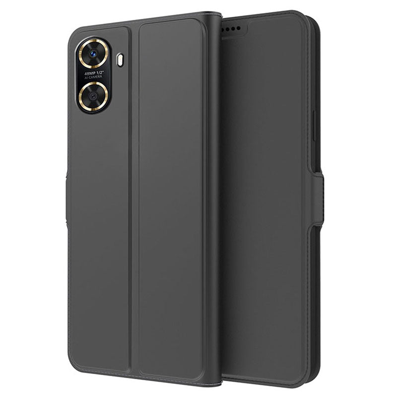 For Huawei Enjoy 70z Magnetic Case Card Holder Folding Stand PU Leather Phone Cover