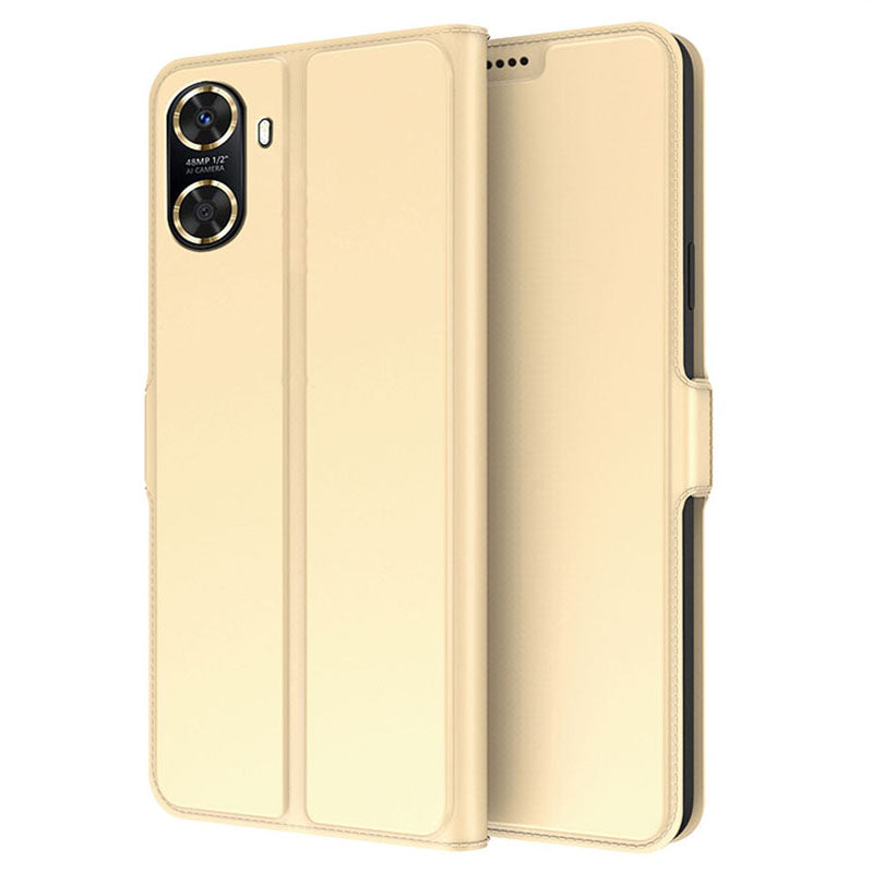For Huawei Enjoy 70z Magnetic Case Card Holder Folding Stand PU Leather Phone Cover