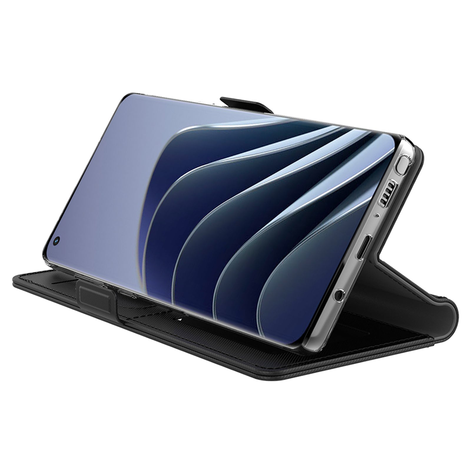 For OnePlus Ace 3V 5G Case Leather Card Slot Shockproof Phone Cover with Mirror