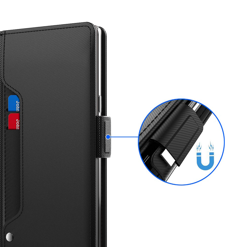 For Oppo Reno11 F 5G / F25 Pro 5G Case Leather Folding Stand Phone Cover with Card Holder