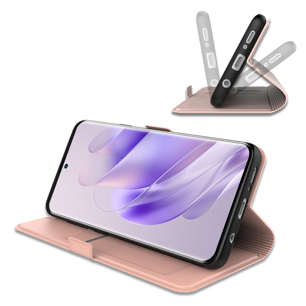 For Transsion Infinix Note 40 Pro 5G Leather Case Card Holder Folding Stand Phone Cover