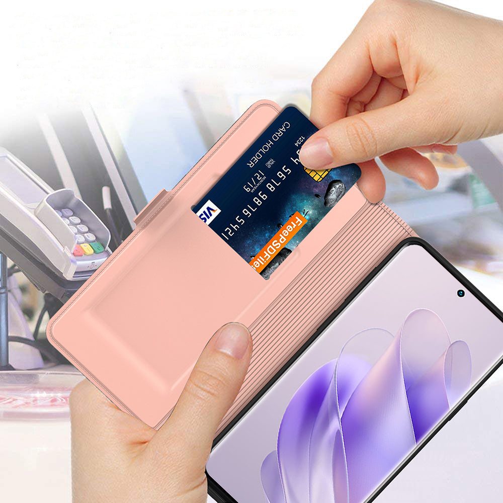 For Transsion Infinix Note 40 Pro 5G Leather Case Card Holder Folding Stand Phone Cover
