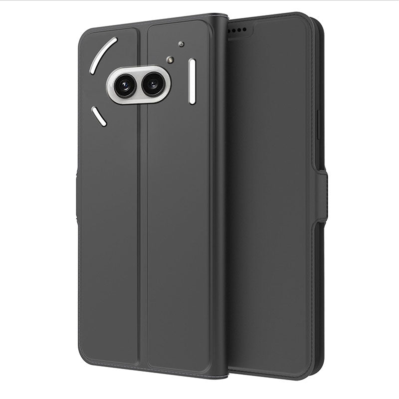 For Nothing Phone (2a) Case Folding Stand PU Leather Shock-Absorbent Phone Cover