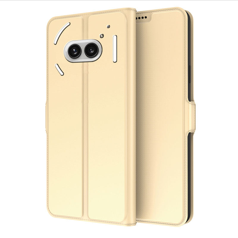 For Nothing Phone (2a) Case Folding Stand PU Leather Shock-Absorbent Phone Cover