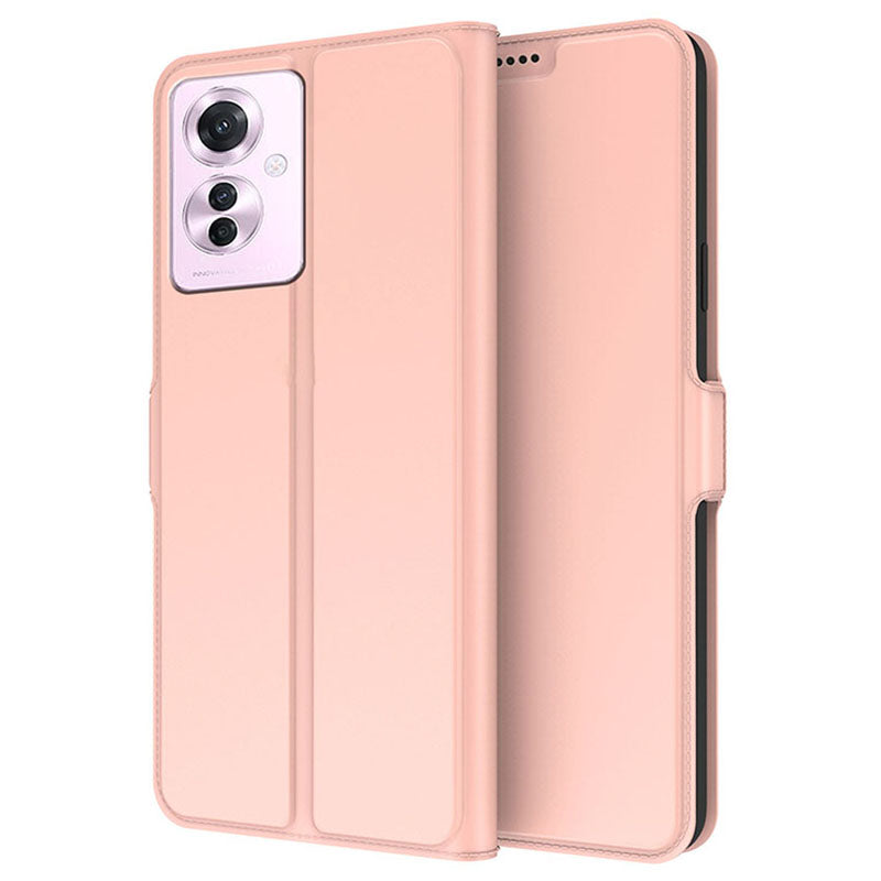 For Oppo Reno11 F 5G / F25 Pro 5G Magnetic Phone Case Flip PU Leather Cover with Card Slot