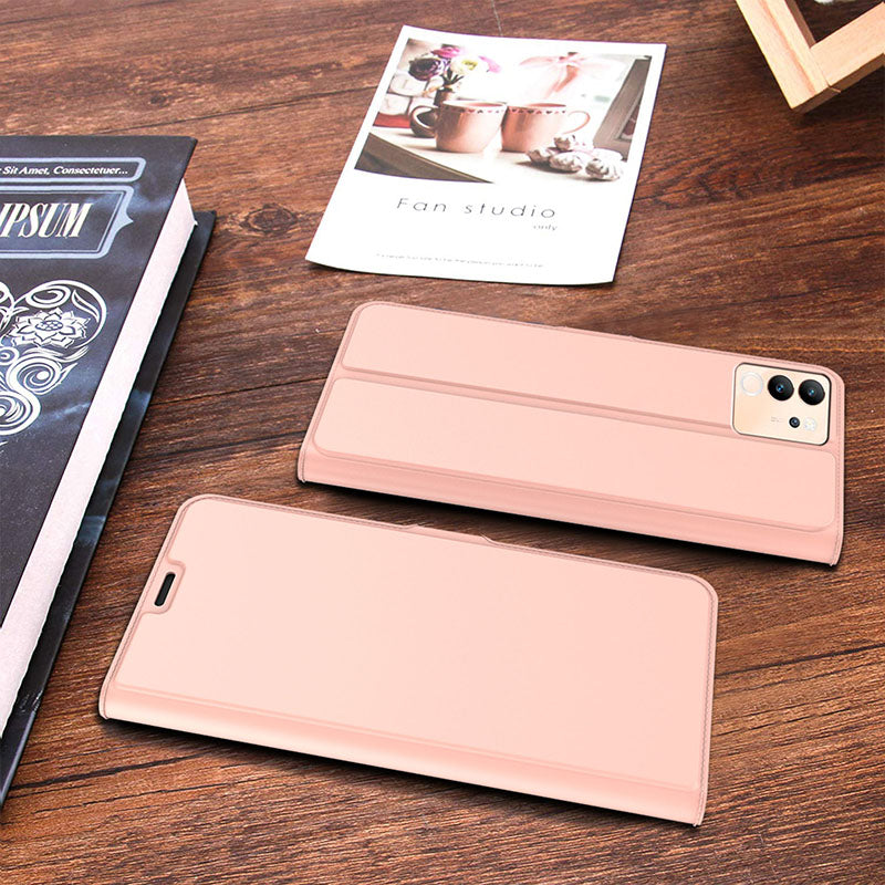 For vivo V30 Lite 5G Cell Phone Case Card Holder Flip Stand PU Leather Protective Cover