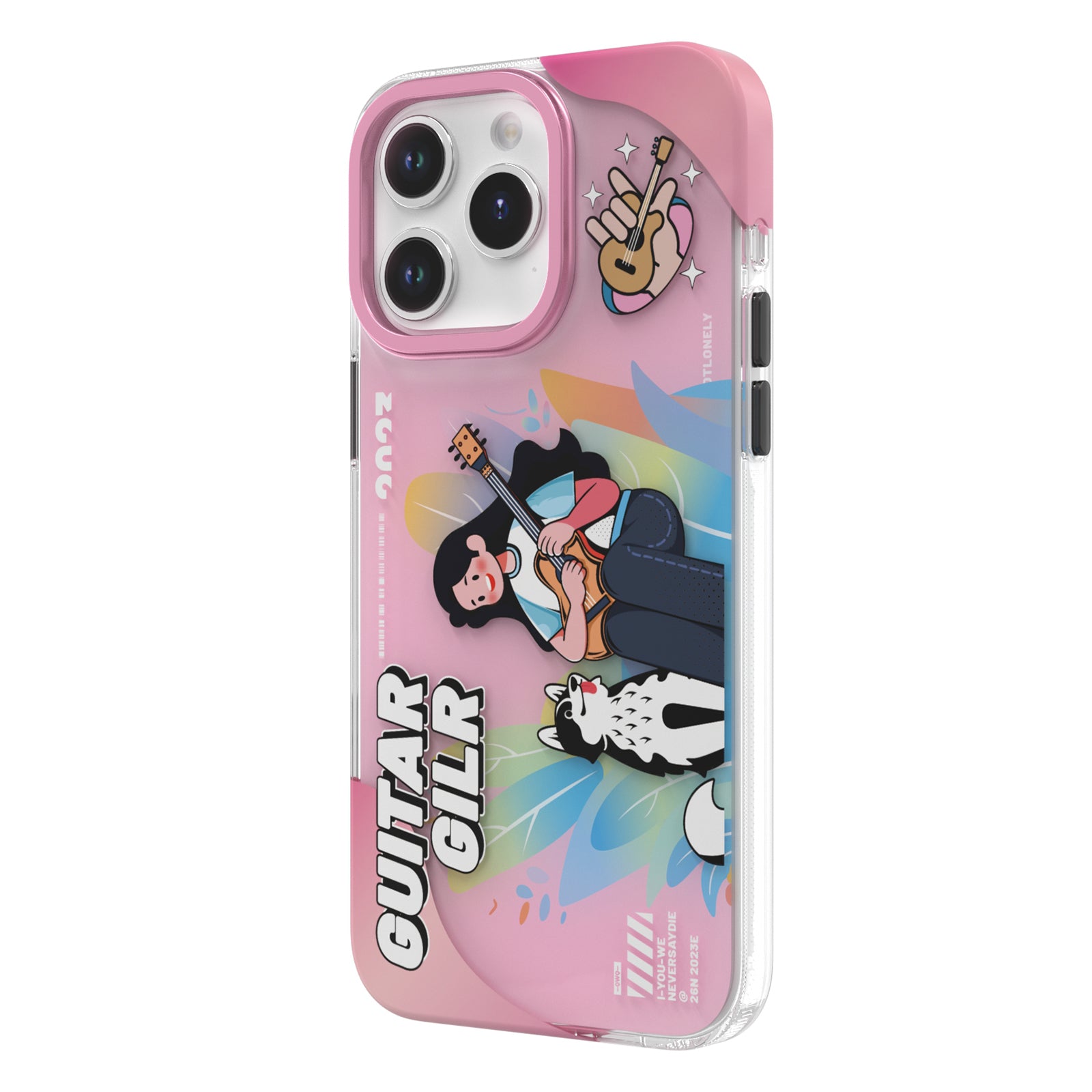 TGVI'S Stylish Series For iPhone 15 Pro Max Case Musical Style IML PET+TPU Phone Cover