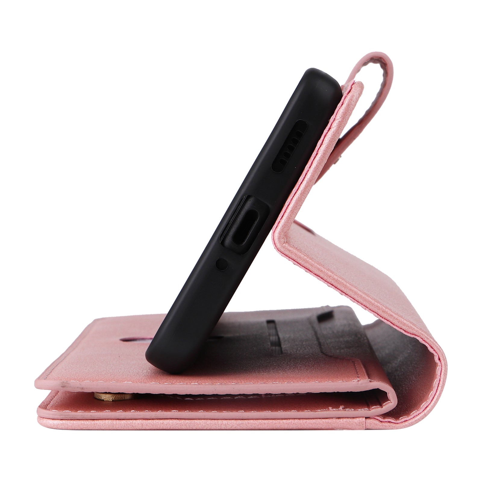 For Xiaomi Redmi K60 Ultra / 13T Pro Case Zipper Wallet Rivet Decor Leather Phone Cover