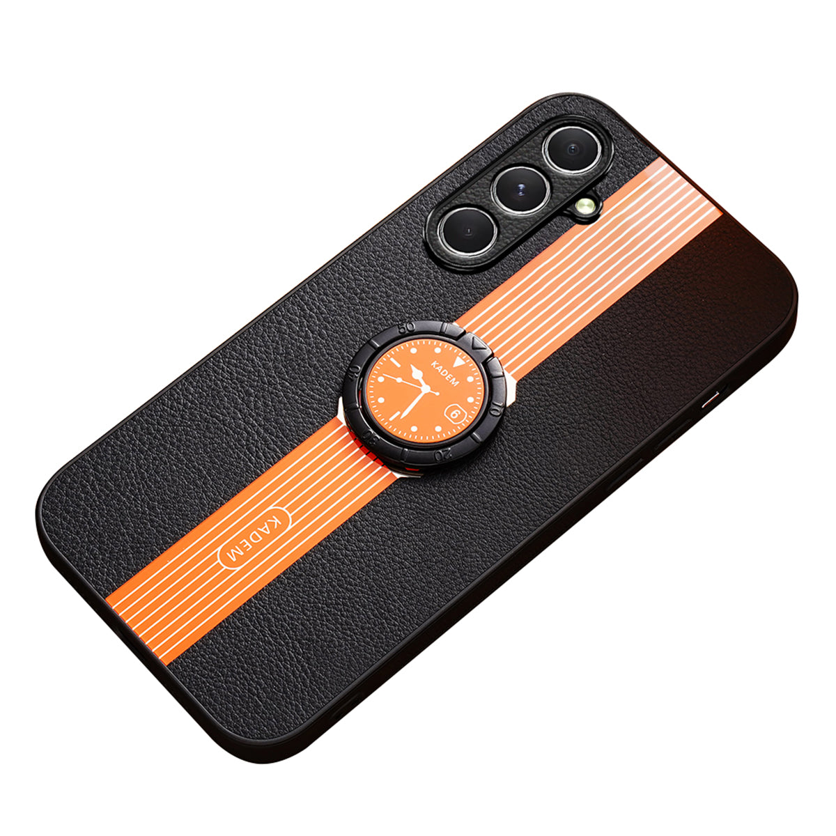 KADEM For Samsung Galaxy F15 5G / M15 5G Cover Ring Kickstand Anti-fall Phone Back Case