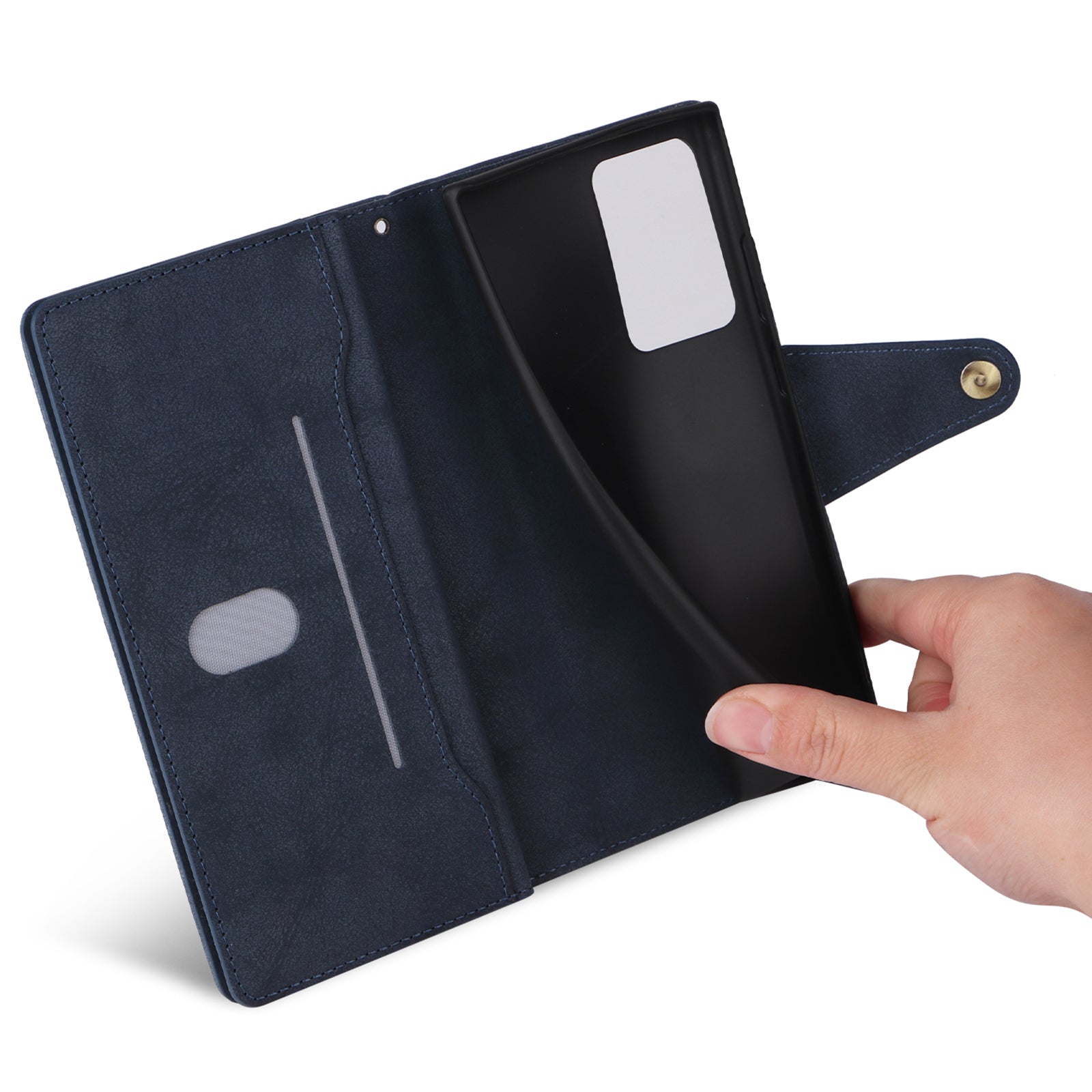 For Xiaomi 11T 5G / Xiaomi 11T Pro 5G Case Rivet Decor Leather Wallet Phone Cover with 9 Card Slots