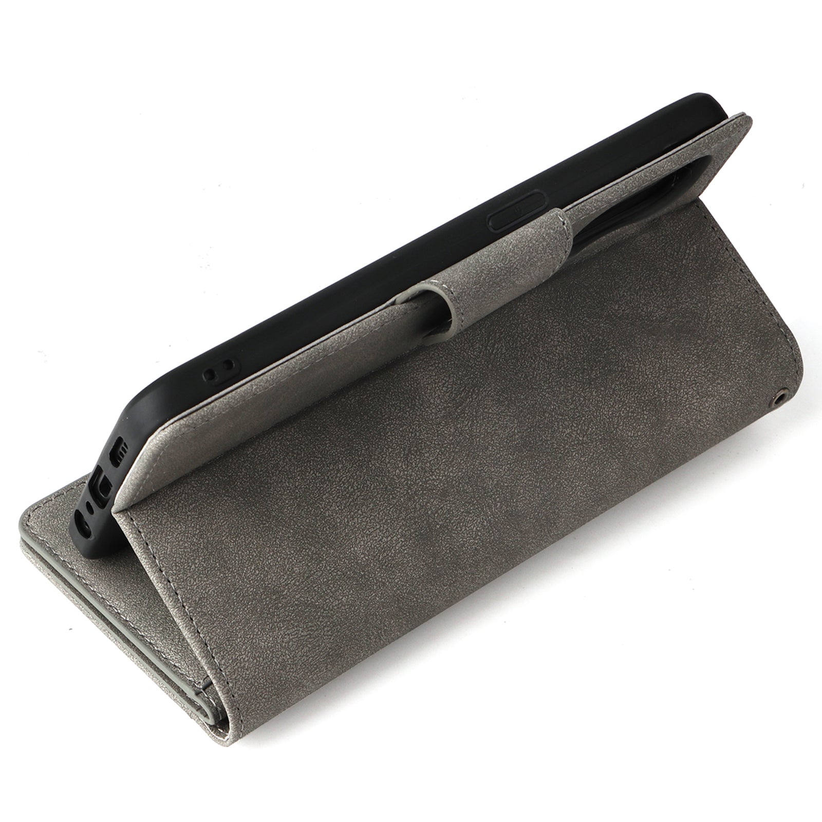 For OnePlus Nord N20 5G Case Rivet Decor PU Leather Stand Wallet Anti-fall Phone Cover
