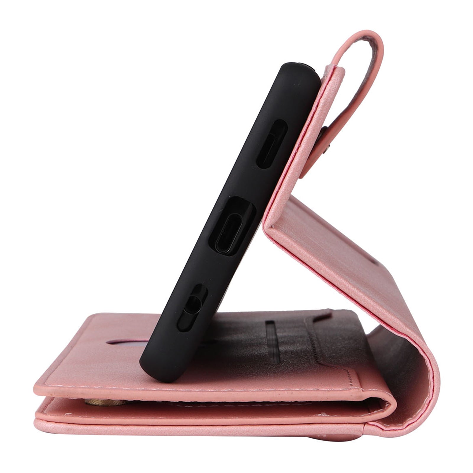 For Google Pixel 7a Case Multiple Card Slots PU Leather Phone Cover with Rivet Decor