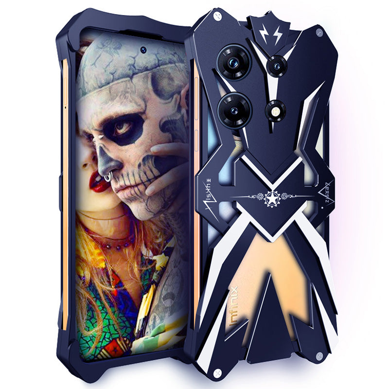 For Transsion Infinix Note 30 Pro 4G Case Scratch Resistant Aluminum Alloy Phone Defender Cover