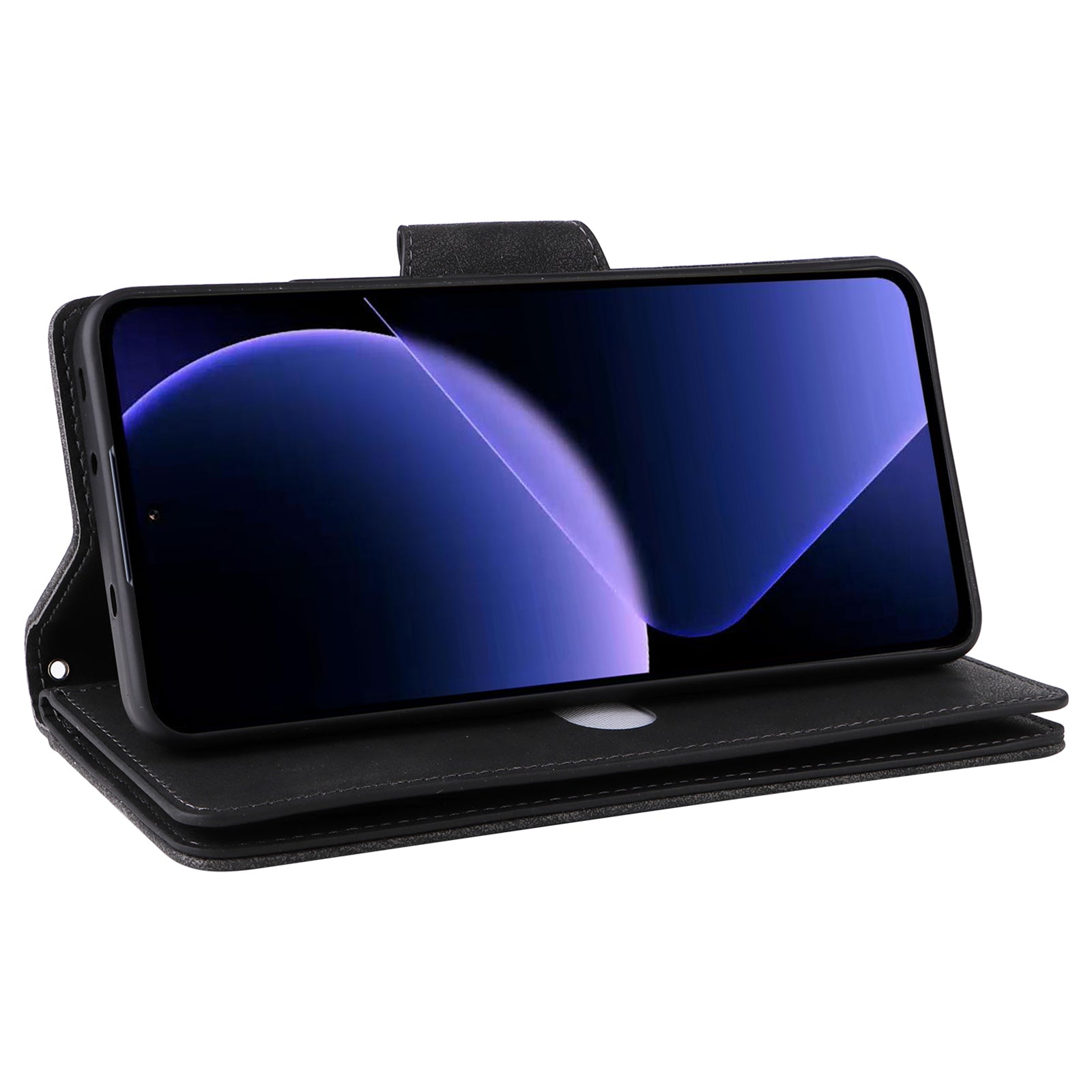 For Xiaomi Redmi K60 Ultra / 13T / 13T Pro Magnetic Case Rivet Decor PU Leather Zipper Wallet Cover