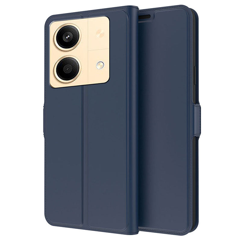 For Xiaomi Poco X6 Neo 5G / Redmi Note 13R Pro 5G Leather Case Card Holder Folding Stand Phone Cover