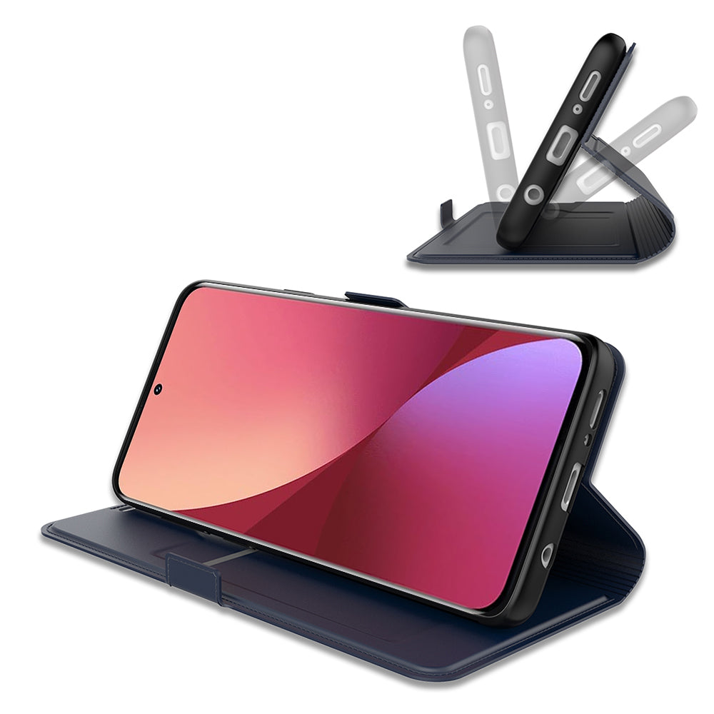 For Xiaomi Poco X6 Neo 5G / Redmi Note 13R Pro 5G Leather Case Card Holder Folding Stand Phone Cover