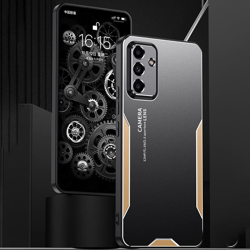 For Samsung Galaxy A54 5G Case Aluminum Alloy+TPU+PC Anti-drop Hybrid Phone Cover