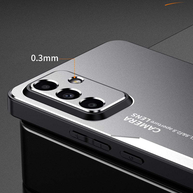 For Samsung Galaxy A54 5G Case Aluminum Alloy+TPU+PC Anti-drop Hybrid Phone Cover