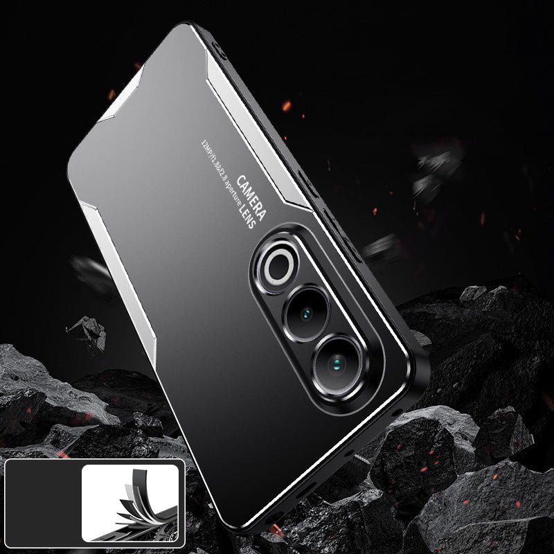 For OnePlus Ace 3V 5G Case Aluminum Alloy+TPU+PC Shockproof Hybrid Phone Shell