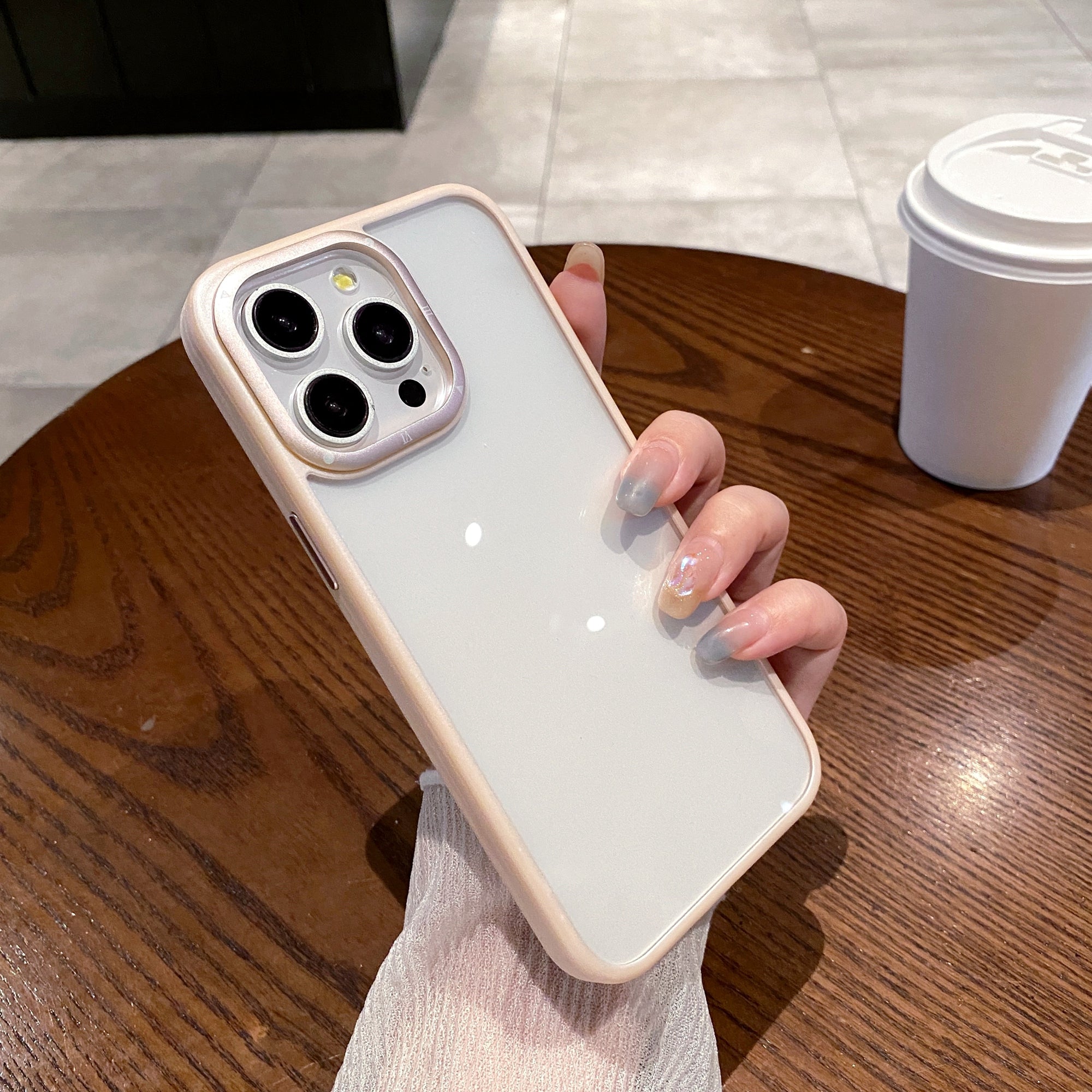 For iPhone 14 Pro Case Anti-Drop PC+TPU Slim Phone Cover