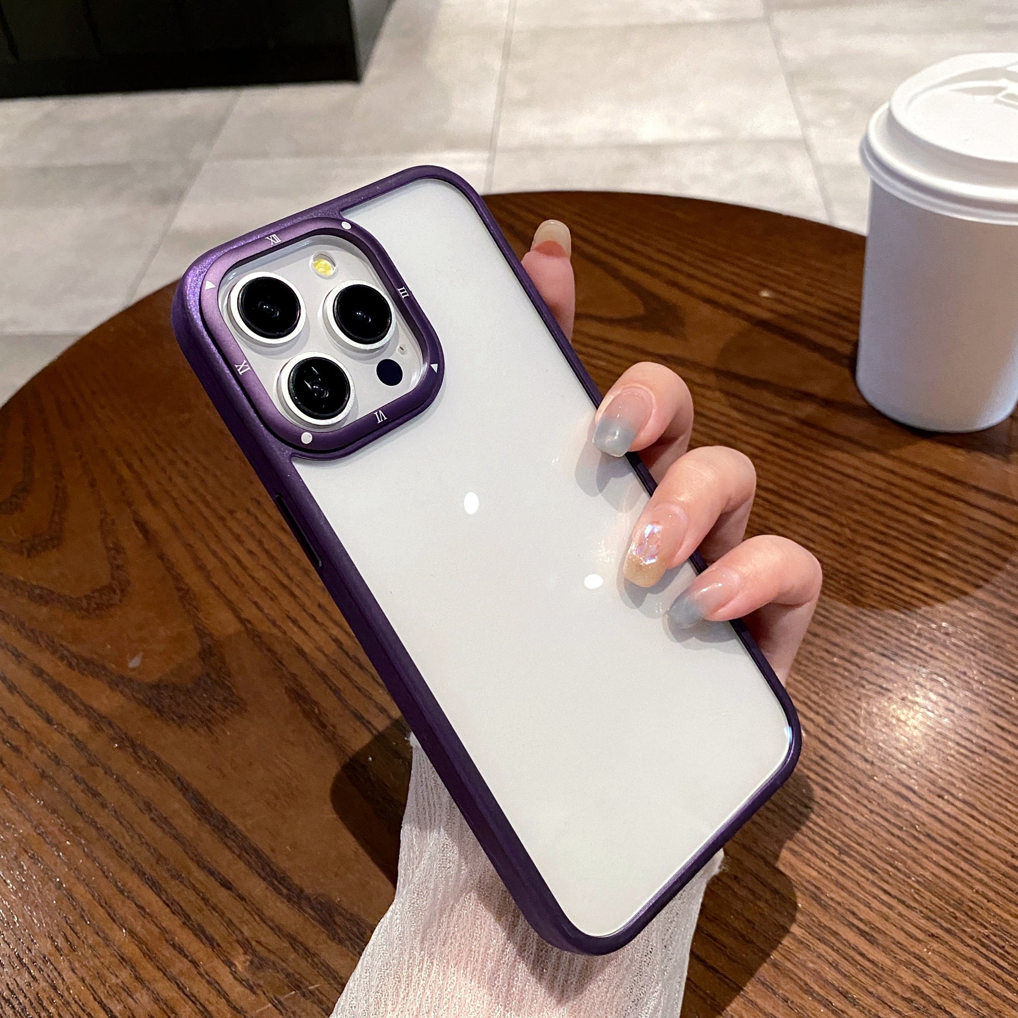 For iPhone 14 Pro Case Anti-Drop PC+TPU Slim Phone Cover
