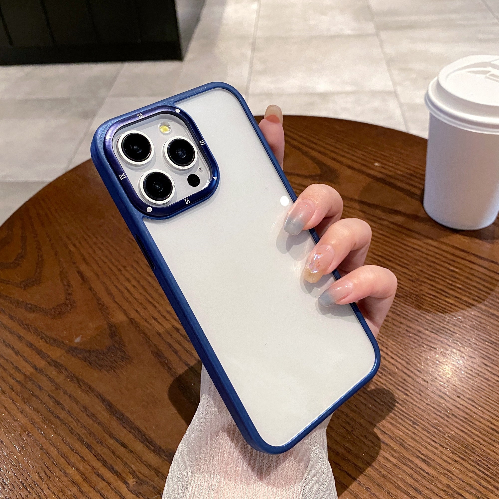 For iPhone 14 Pro Case Anti-Drop PC+TPU Slim Phone Cover