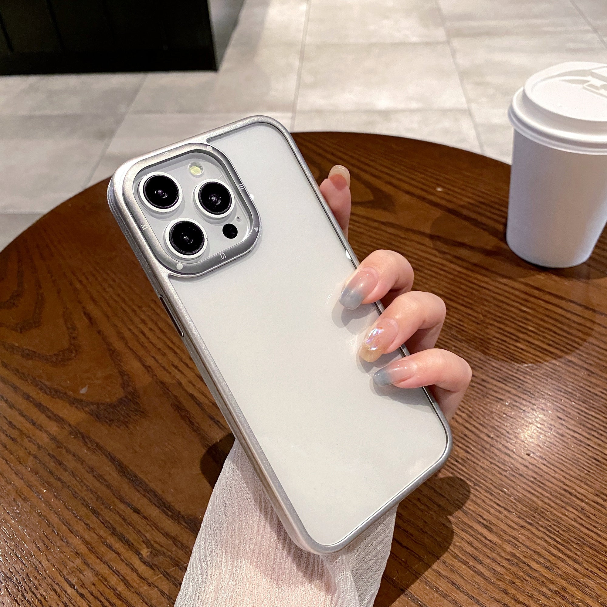 For iPhone 14 Pro Case Anti-Drop PC+TPU Slim Phone Cover