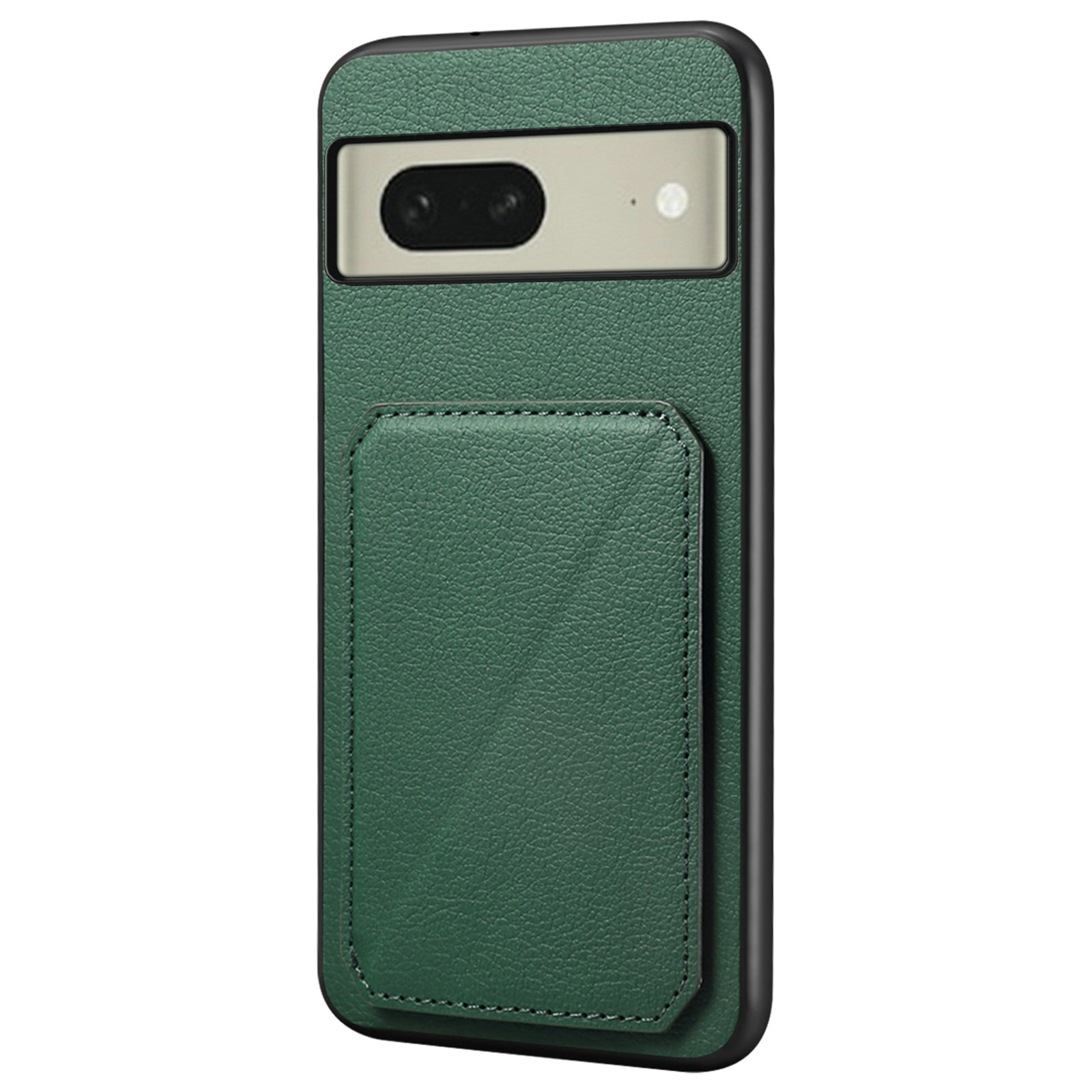 For Google Pixel 8 Case Card Holder Kickstand Leather+PC+TPU Cell Phone Cover