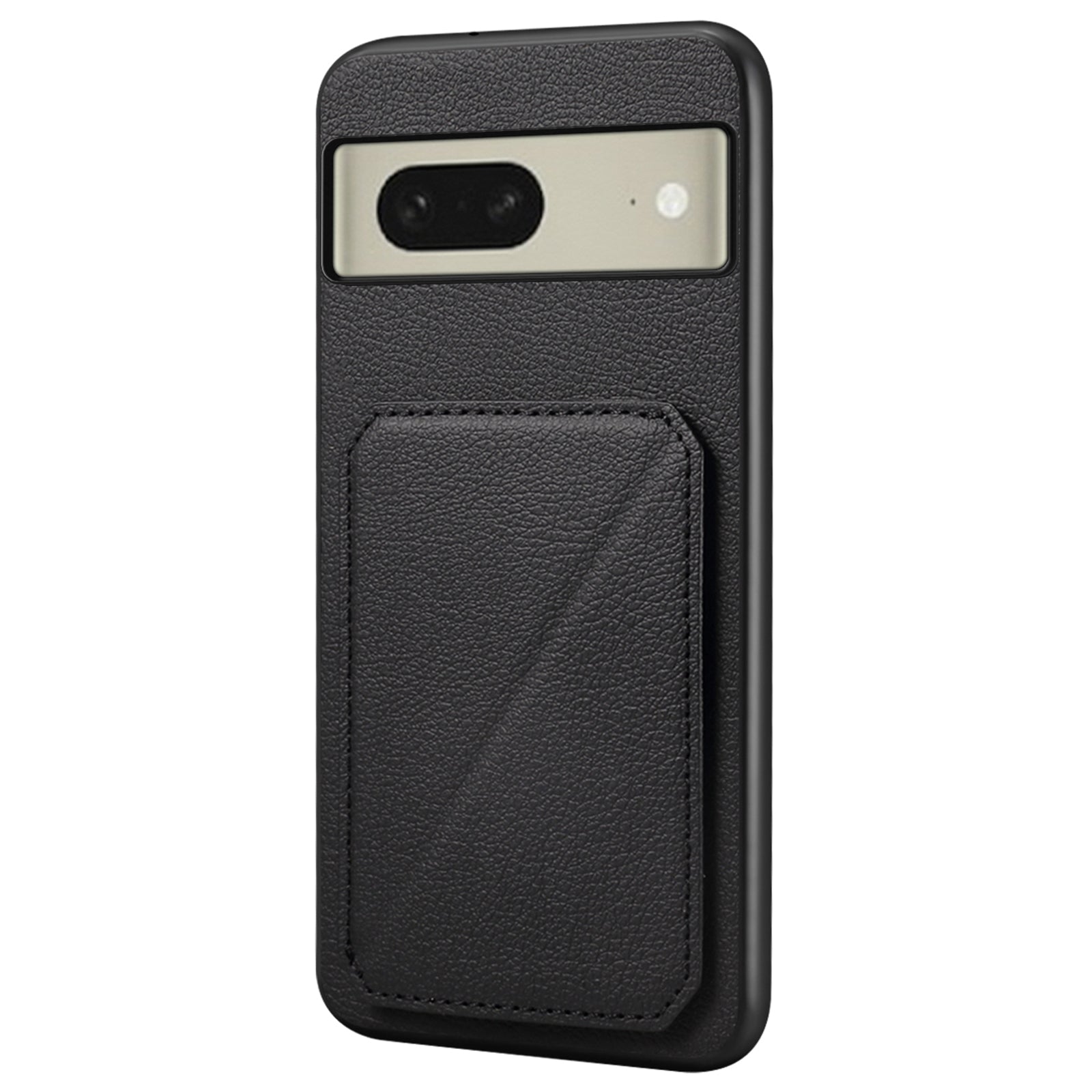 For Google Pixel 8 Case Card Holder Kickstand Leather+PC+TPU Cell Phone Cover