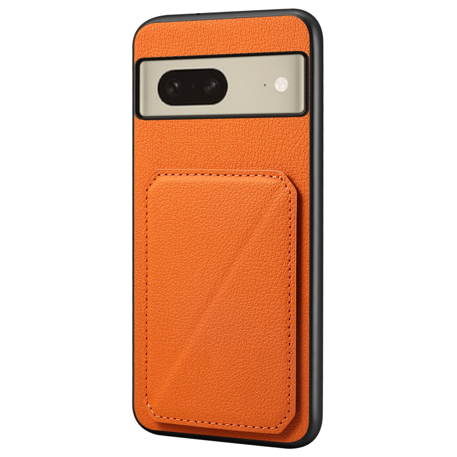 For Google Pixel 8 Case Card Holder Kickstand Leather+PC+TPU Cell Phone Cover