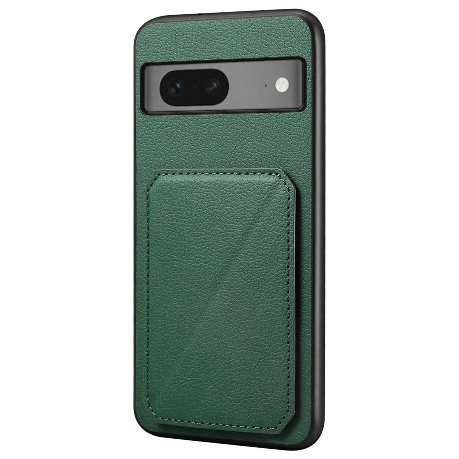 For Google Pixel 7 5G Case Card Holder PU Leather Coated PC+TPU Kickstand Phone Cover