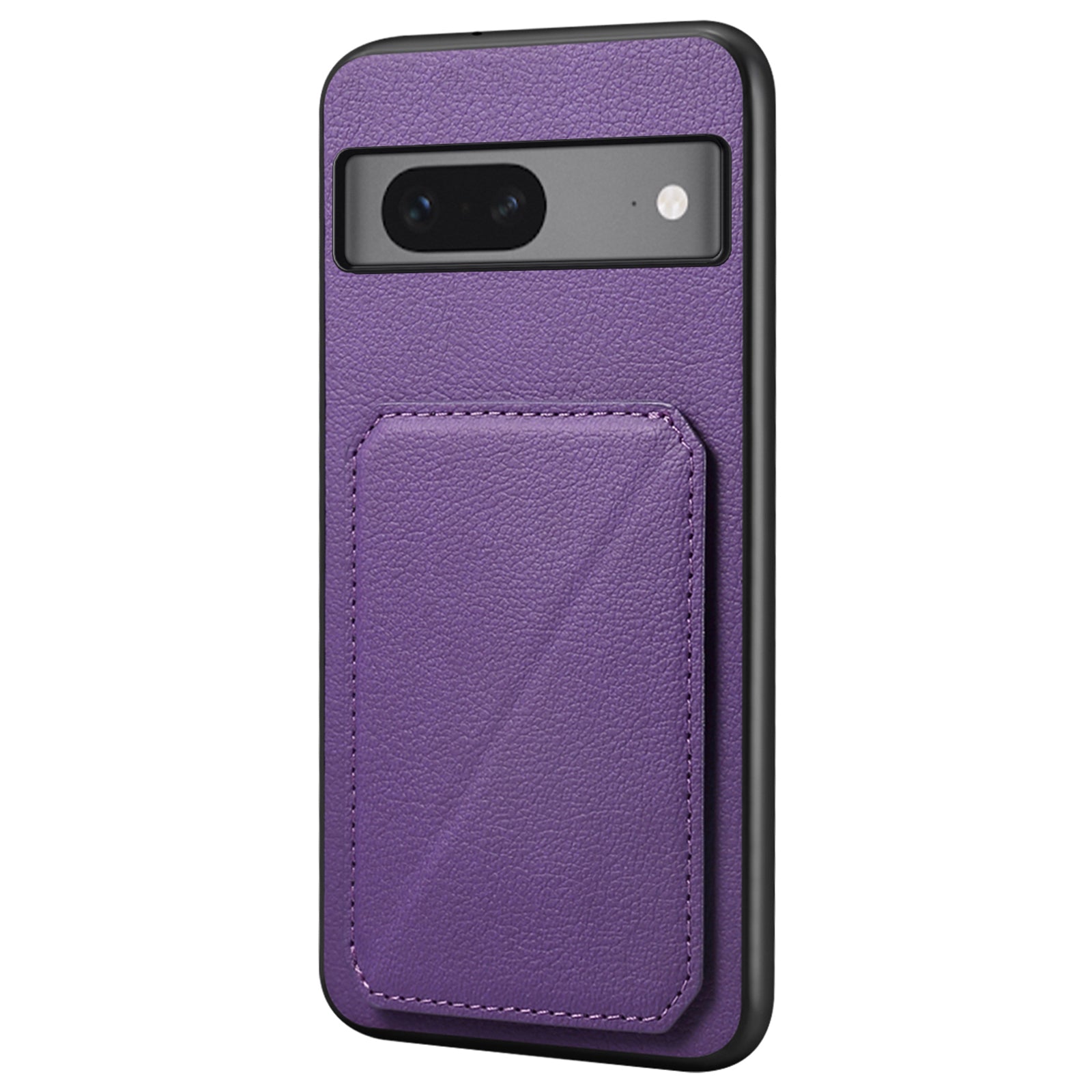For Google Pixel 7 5G Case Card Holder PU Leather Coated PC+TPU Kickstand Phone Cover